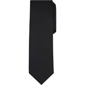 Jacob Alexander Solid Color Tie for Men Microfiber Satin Wedding Business Formal